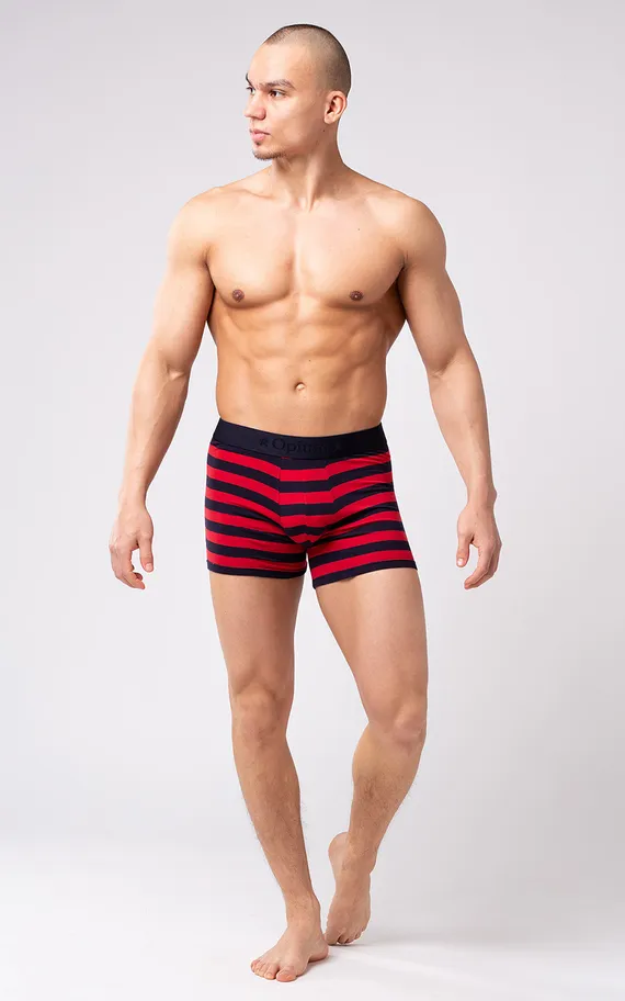 Мужские трусы R-126 Синий-Красный