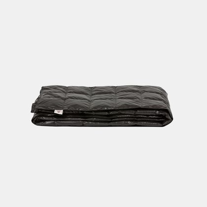 Дорожный плед пуховый 140х200 German Grass Travel Plaid&Pillow Grass Black Черный