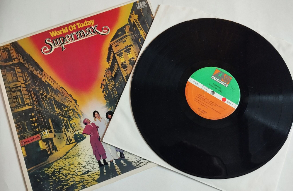Винтажная виниловая пластинка LP Supermax World Of Today (Germany 1977)
