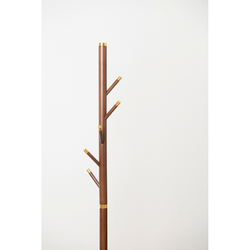 Вешалка напольная 180см Bergenson Bjorn Bakken золотая/коричневая
