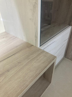 Стенка Александра-2 ЛДСП дуб крафт серый/дуб крафт белый