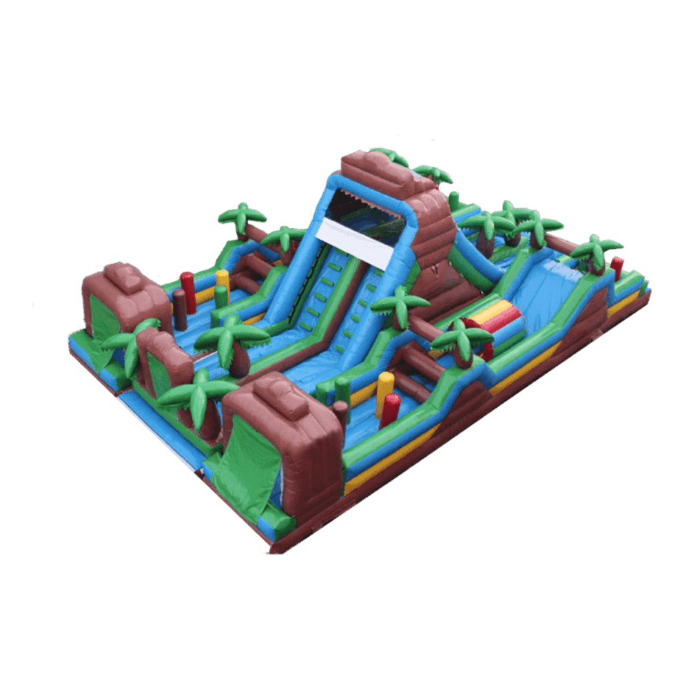 Надувной батут "Дикие джунгли"