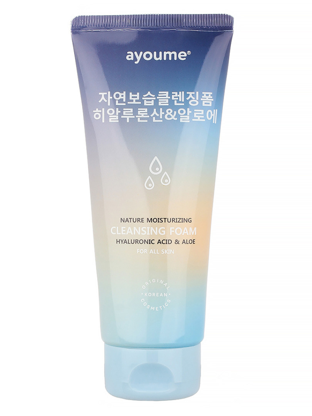 Пенка для лица увлажняющая с гиалуроновой кислотой и алоэ Nature Moisturizing Cleansing Foam Hyaluronic Acid & Aloe, 100 мл