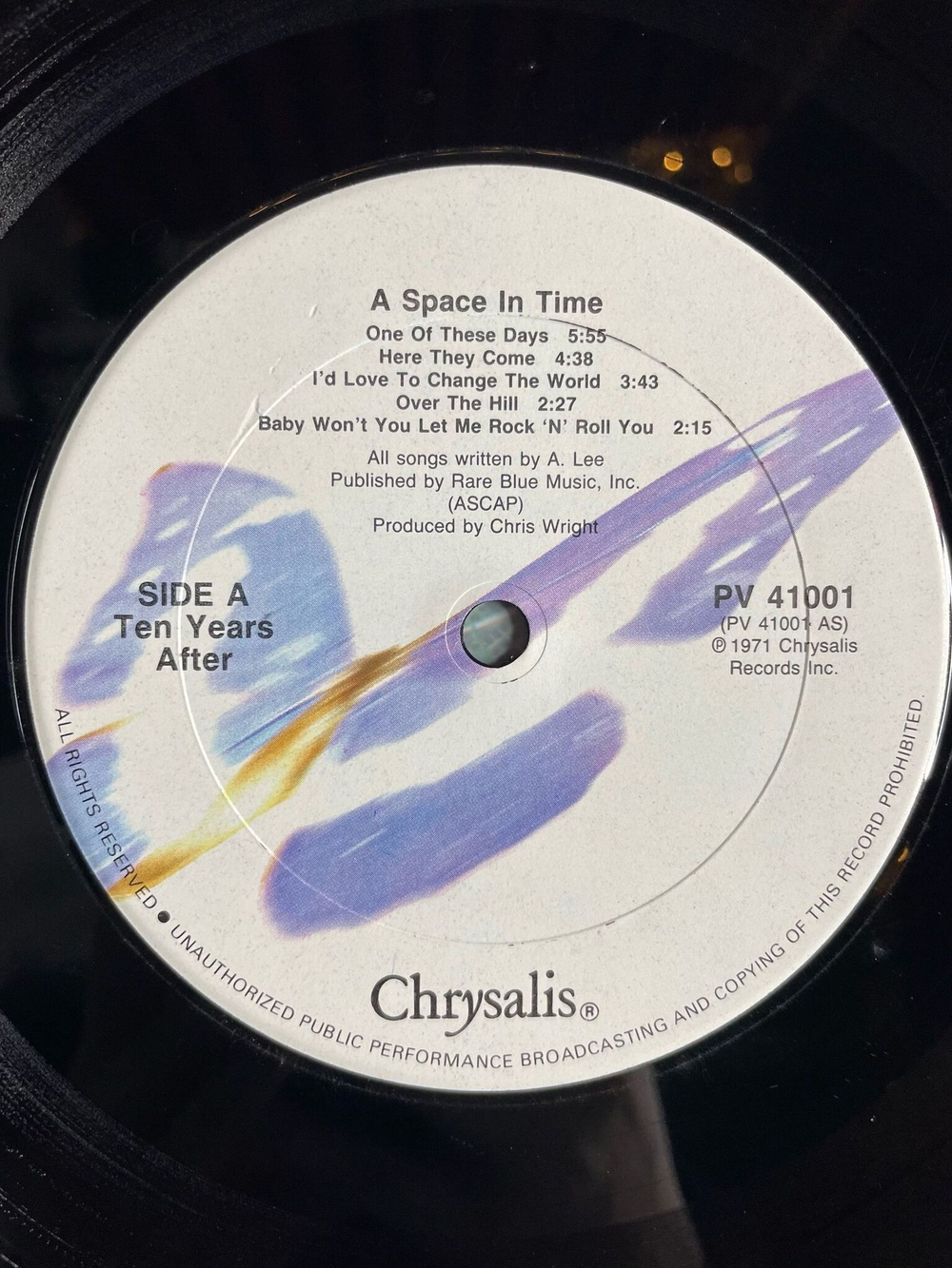 Винтажная виниловая пластинка LP Ten Years After A Space In Time (USA 1983)