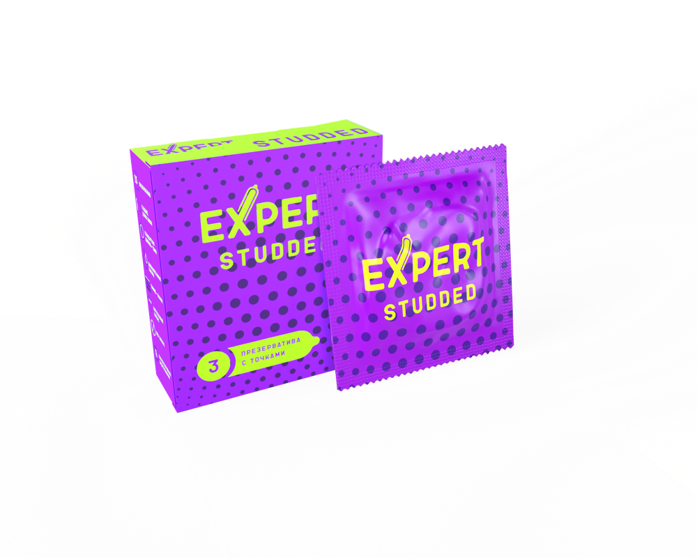 Презервативы Expert Studded 3 шт 9267ex