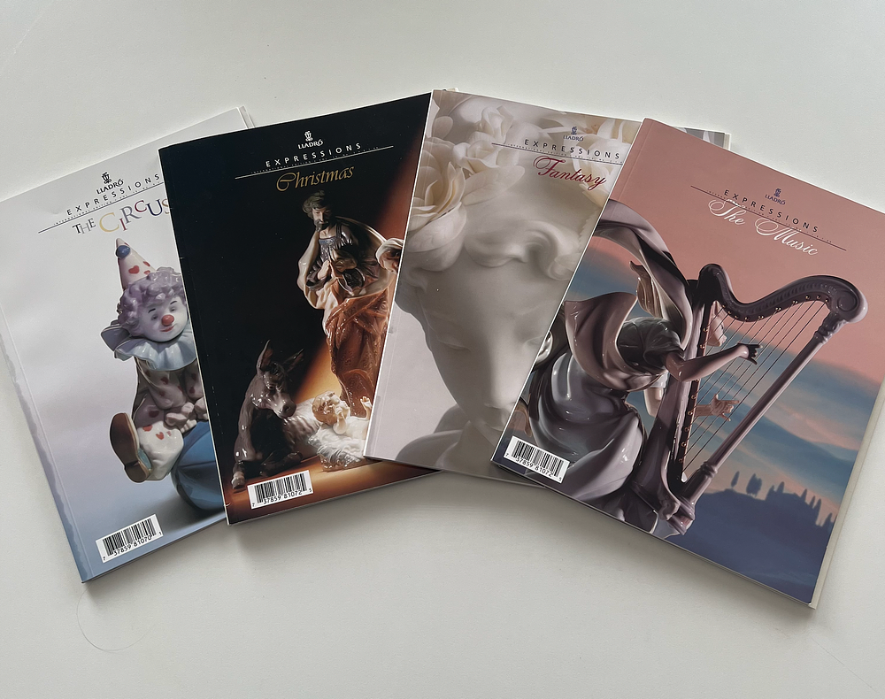 Полный годовой комплект коллекционных журналов «Expressions» (Lladro Collectors Society) за 1999 год