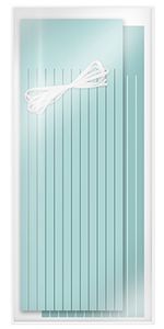 Гирлянда Тассел, Светло-голубой, 35*12 см, 12 листов.