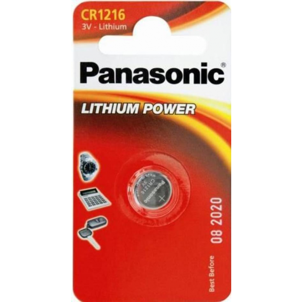 Батарейка Panasonic Lithium Power CR-1216 литиевая 1 шт