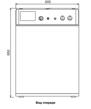 Котёл газовый напольный Ferroli Pegasus 56 с релейной автоматикой (0E4L6AWA)