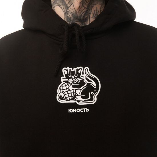 Худи ЮНОСТЬ™ «Ворлдвайд» (Черный)