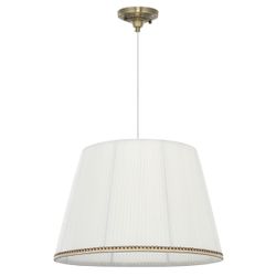 Citilux Вена CL402030 Подвесной светильник бронза с белым абажуром