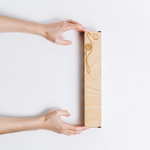 Деревянное Опорное веретено в подарочном органайзере, коробке. OV14