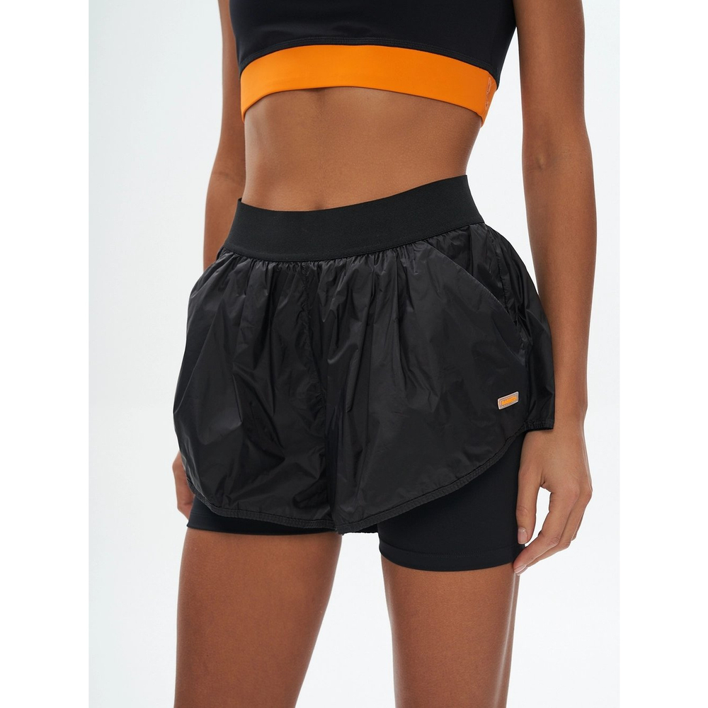 ОДЕЖДА ДЛЯ ТЕННИСА Женская, Шорты RAQUETA UKKO PAINTED BLACK .