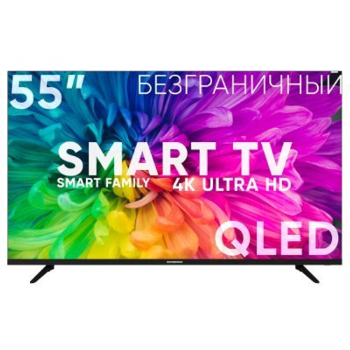 тв ЖК Soundmax SM-QLED55T21SU UHD Smart