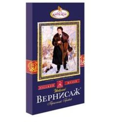 ШОКОЛАД ВЕРНИСАЖ 150 ГР ГОРЬКИЙ ПОРИСТЫЙ /ФАБРИКА ИМ.КРУПСКОЙ/