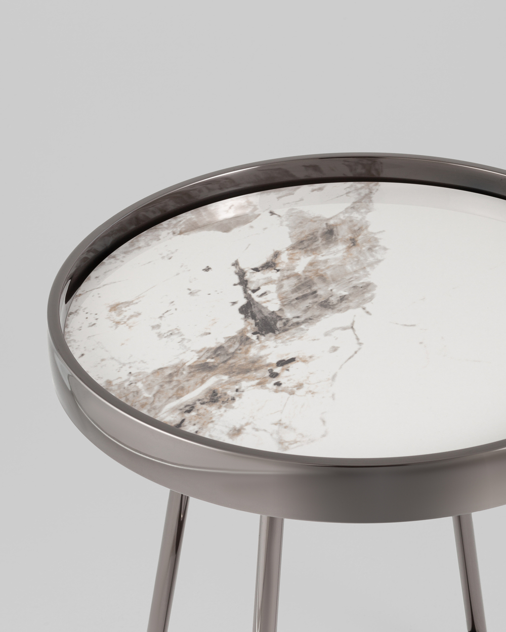 Журнальный столик Гера 50*50 см белая керамика