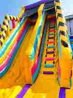 Коммерческий надувной батут «Космический калейдоскоп» 17,5*8,5*6 м