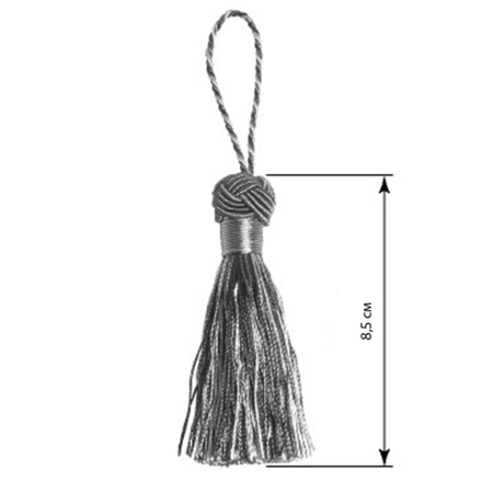 Кисть малая New Trimmings арт. КТ 02856 col. 09 (высота кисти 8,5 см)