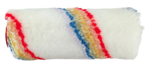 Ролик-МИДИ  Мультиколор  120мм, d30, d6  ворс12мм Классик-Премиум  TOOLBERG (Лакра) 0213042