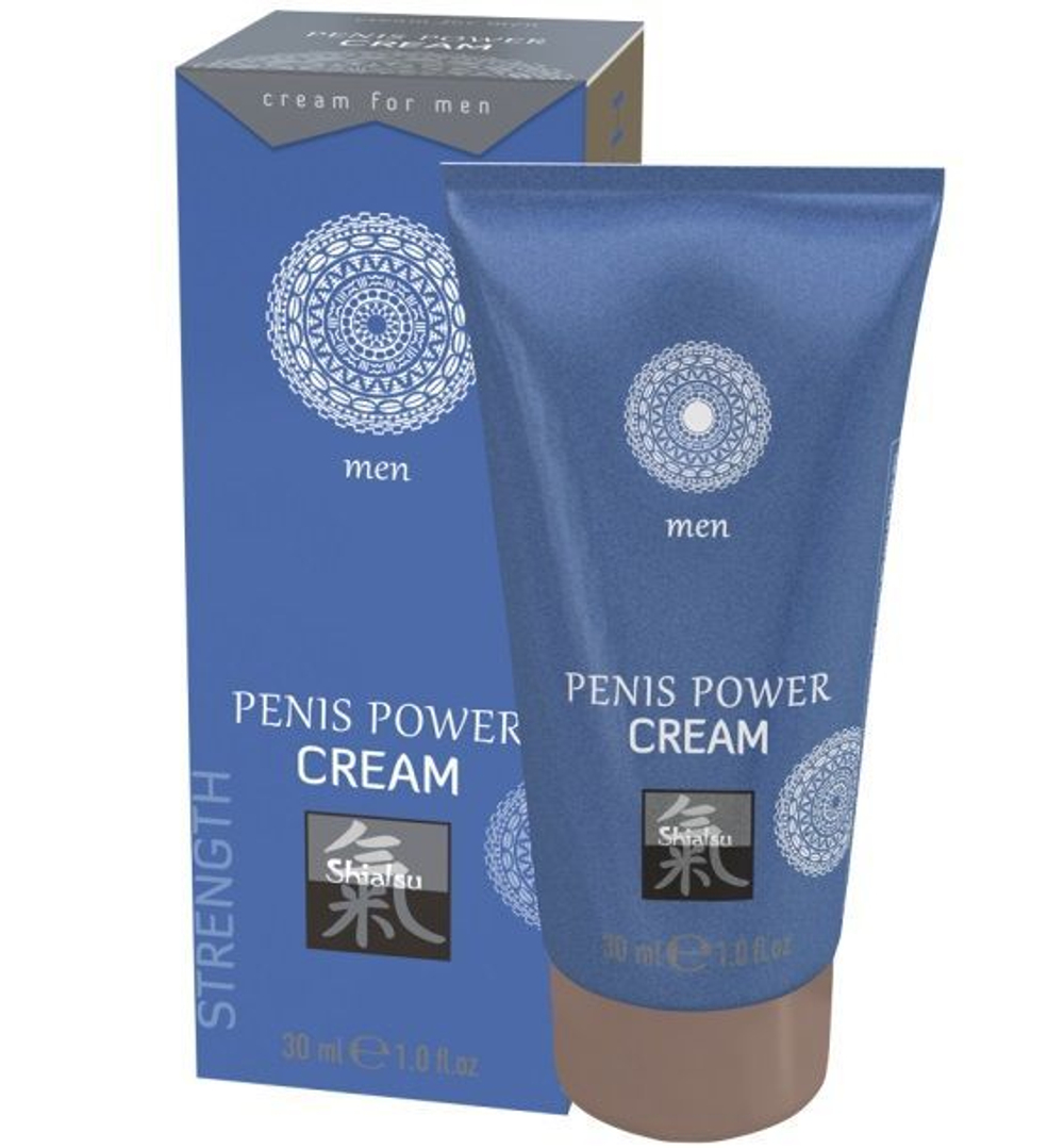 Возбуждающий крем для мужчин Shiatsu Penis Power Cream, 30 мл