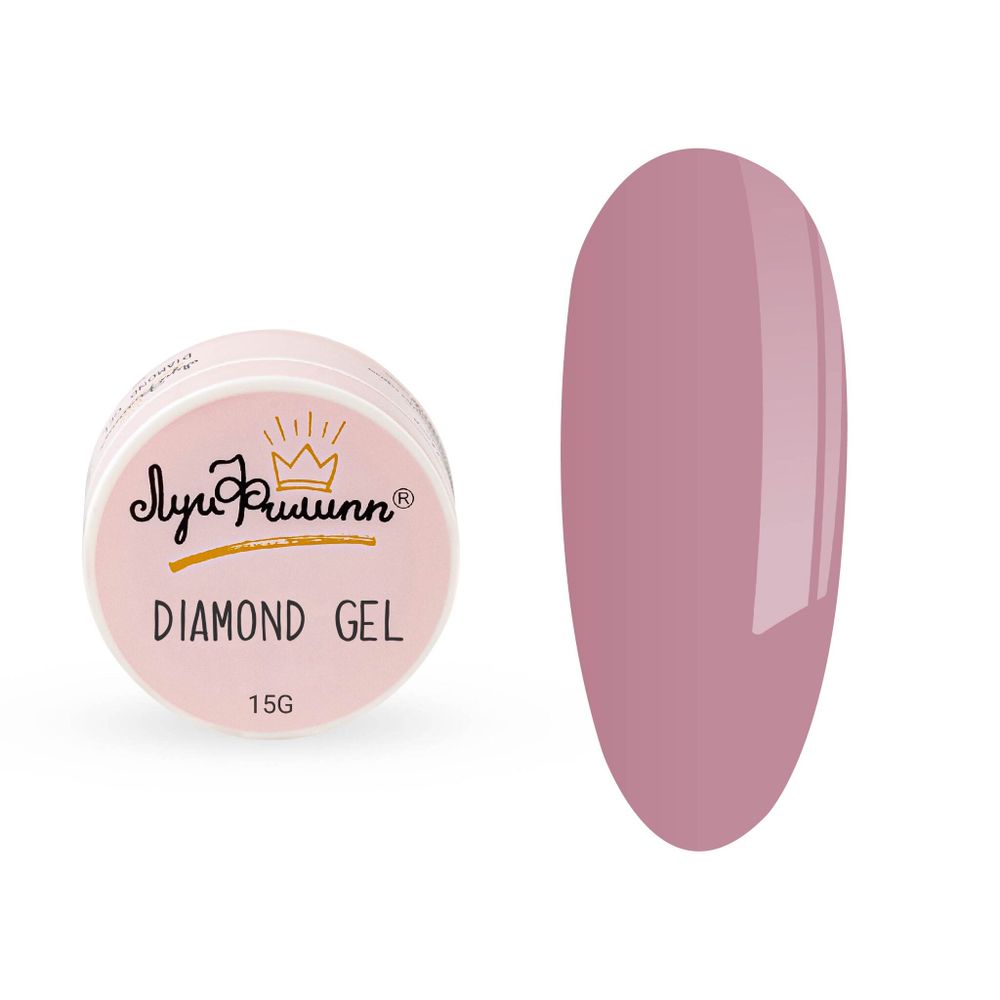 Луи Филипп Diamond Gel 009 - Гель для наращивания румянцевый, 15мл