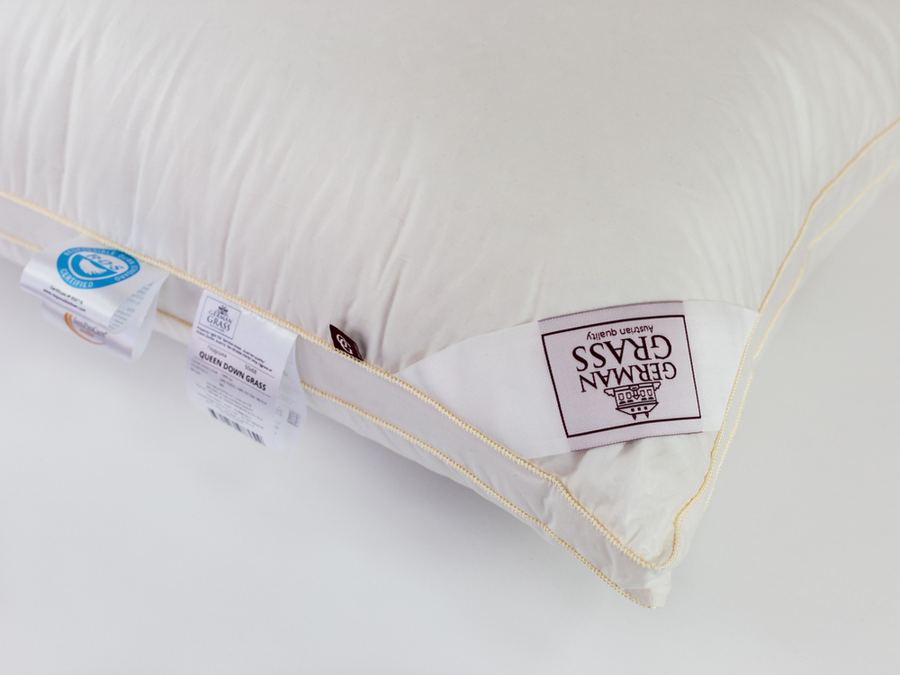 Подушка средняя c бортиком 50х90 German Grass Queen Down