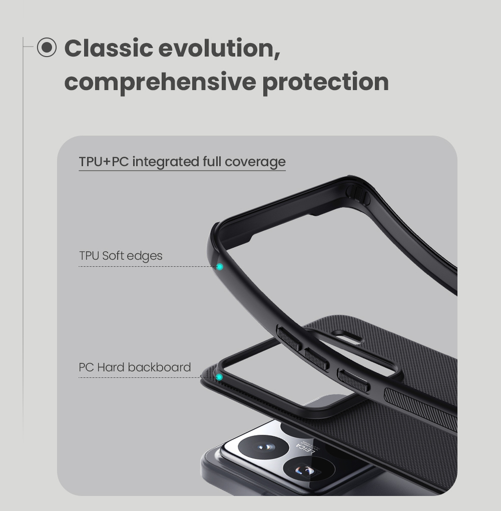 Противоударный чехол от Nillkin для смартфона Xiaomi 15 Pro, серия Super Frosted Shield Pro
