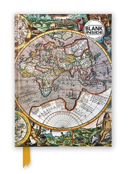 Bloknot \ Блокнот \ Notebook  Antique Map (Foiled Blank Journal)
