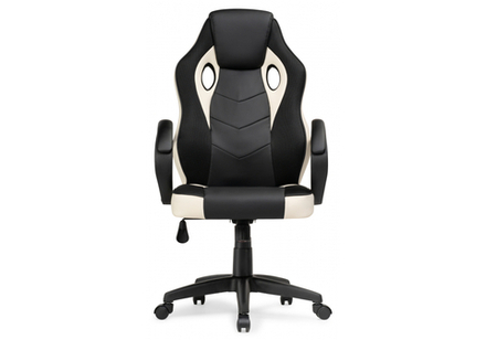 Офисное кресло Woodville Kard black, сream