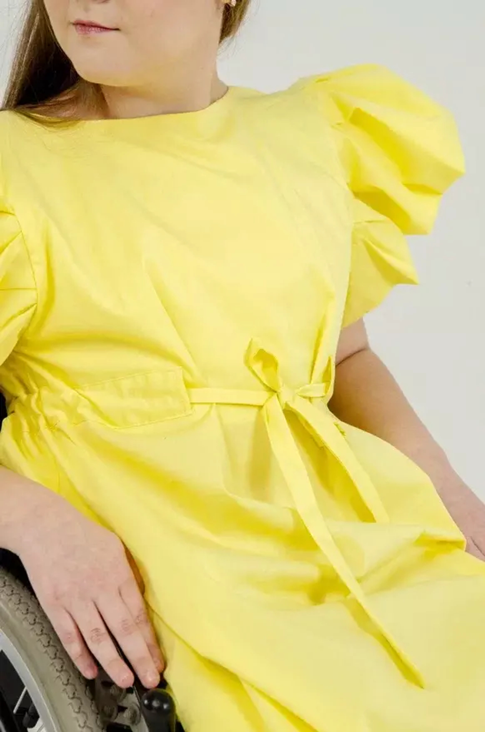 Платье детское с объемными рукавами PEOPLE