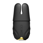 Черные виброзажимы на соски с пультом ДУ и управлением через приложение Zalo Nave Vibrating Nipple Clamps Obsidian Black