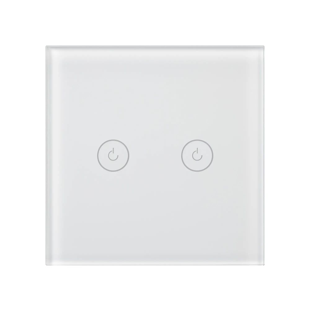 Выключатель сенсорный SWT-OMALI-S02-ZB-WH (250V, 10A, Zigbee) (Arlight, Стекло) 050041