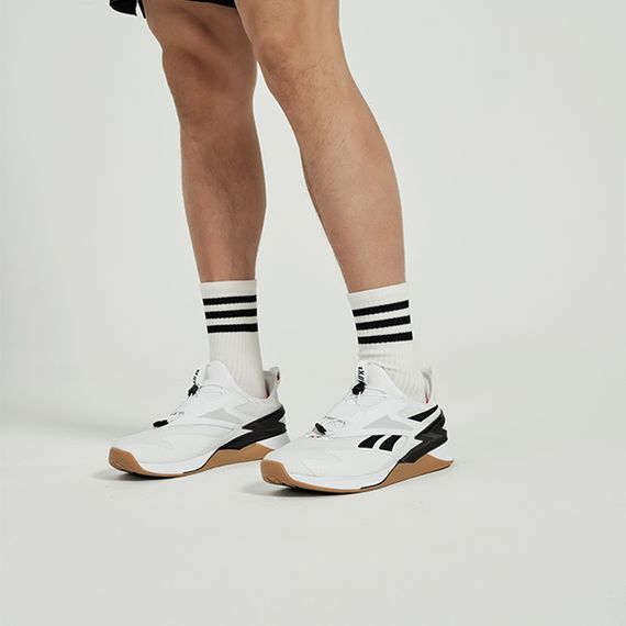 Кроссовки reebok Nano X3 для трекера Низкие Белые Черные Кроссовки