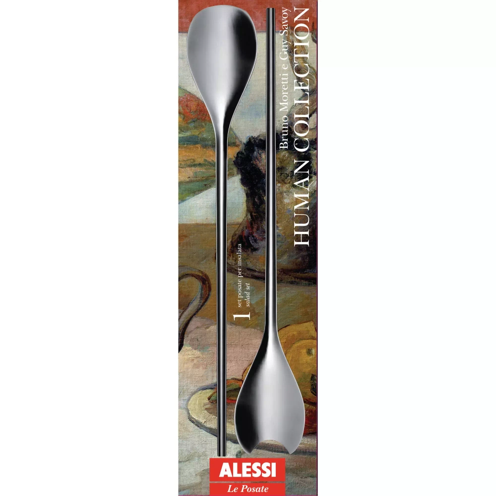Alessi - Набор салатных ложек. / артикул   BMGS02  / GTIN 8003299399208