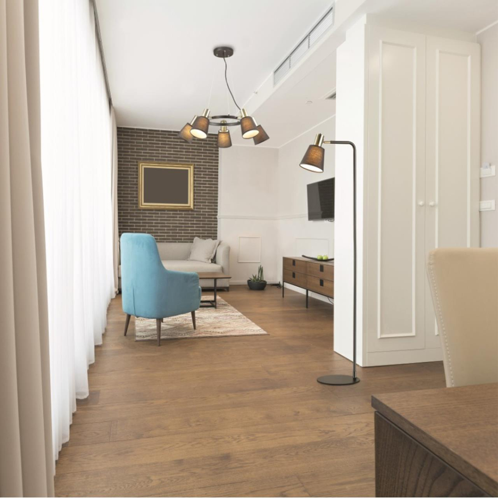 3638/5 MODERNI LN19 000 черный Люстра E14 5*40W 220V MARCUS