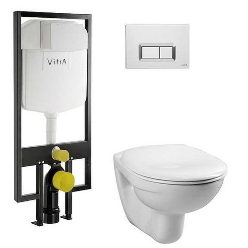 Комплект инсталляции c унитазом VitrA Normus 4 в 1 9773B003-7200 с микролифтом