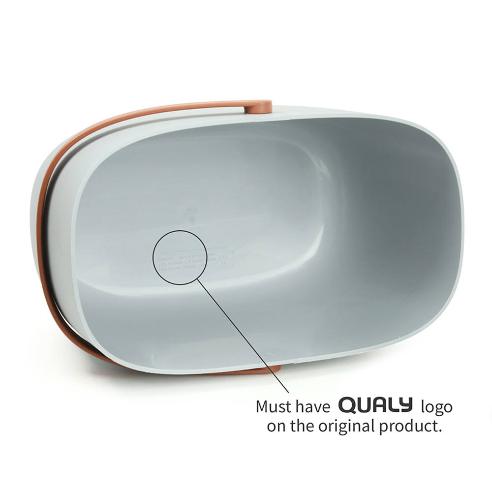 Контейнер для хранения 7л Qualy Stogo серый