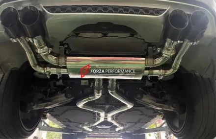 Выхлопная система с заслонками для BMW X5M X6M F85 F86 4.4