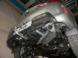 Оцинкованный фаркоп на Toyota Auris хетчбек 2007-2013, 2013-2018 (без электрики), Galia T056A