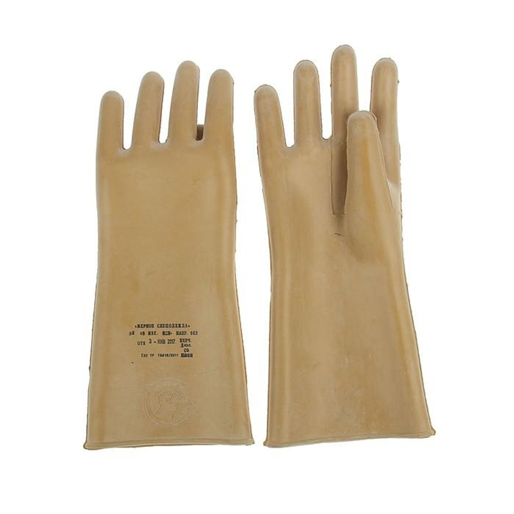 Перчатки диэлектрические штанцованные TDM