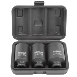 Головки ударные глубокие, набор 3пр., 1/2''(6гр.) FORCEKRAFT FK-4035-5MPB
