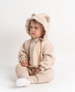 Комбинезон утепленный "Ягодка" (беж.)