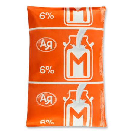 Молоко АЯ 6% 900 мл тфа