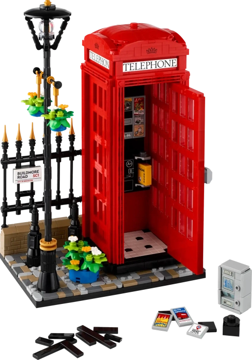 Конструктор LEGO Ideas 21347 Красная лондонская телефонная будка