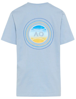 Мужская теннисная футболка Australian Open Tidal Logo - небесный