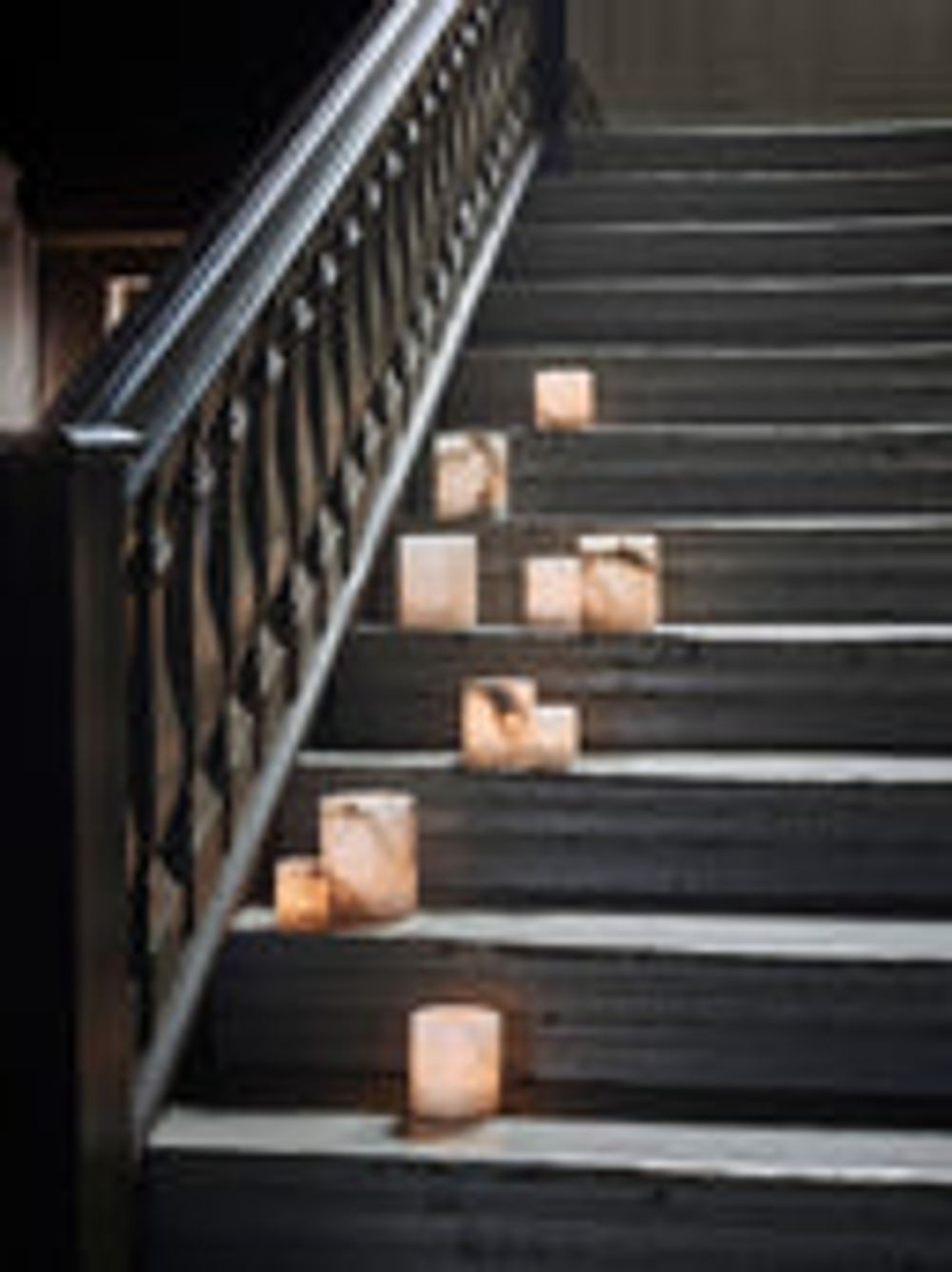 Подсвечник для свечки Tell Me More Alabaster Holder, M, алебастр