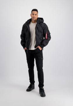 Куртка утепленная мужская ALPHA INDUSTRIES Hooded Logo Puffer