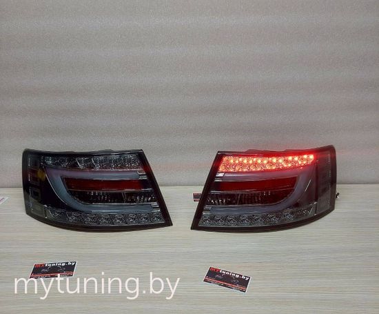 Задние фонари LED TAIL LIGHTS SMOKE для AUDI A6 C6 СЕДАН 04-08