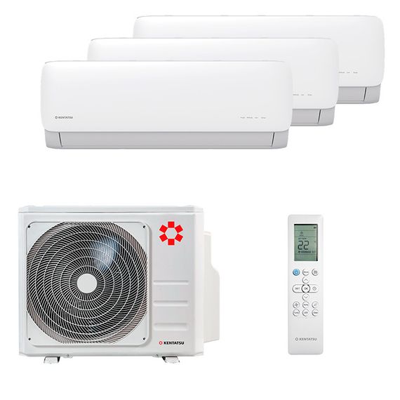 Мультисплит система на 3 комнаты Kentatsu KMGA26HZRN1 x 3 / K3MRB60HZRN1