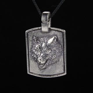 Кулон Волк жетон